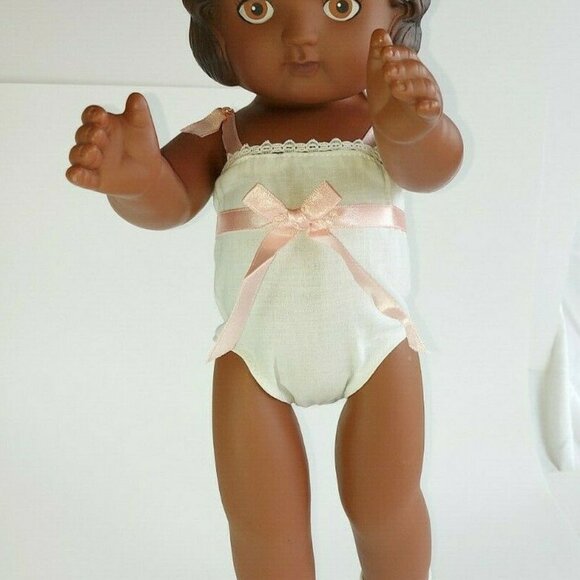 DAISY KINGDOM PANSY DOLL African American 1991 Dark Skin dress shoes 17" Ex Con - Picture 6 of 12